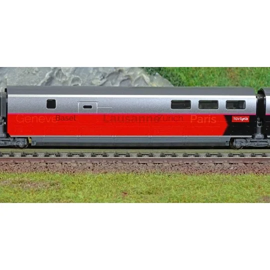 Kato 101762 TGV Duplex SNCF, Lyria, 10 éléments, échelle N Kato KATO_101762 - 4 KATO_101762-Kato 101762 TGV Duplex SNCF, Lyria, 10 éléments, échelle N