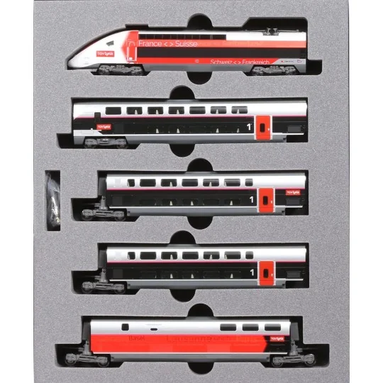 KATO_101762-Kato 101762 TGV Duplex SNCF, Lyria, 10 units, N scale