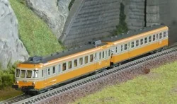 Arnold HN2637S Autorail diesel RGP 2 modernisé , SNCF, orange/gris béton, échelle N, sonore Arnold HN2637S - 1