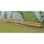 Arnold HN2637S RGP 2 modernized diesel railcar, SNCF, orange/concre... HN2637S-Arnold HN2637S RGP 2 modernized diesel railcar, SNCF, orange/concrete grey, N scale, sound-equipped