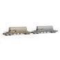 Jouef HJ6229 Set of 2 Taoos bogie hopper wagons, VTG, Simotra HJ6229-Jouef HJ6229 Set of 2 Taoos bogie hopper wagons, VTG, Simotra