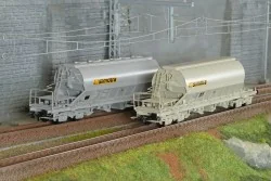 Jouef HJ6229 Set de 2 wagons trémies à bogies Taoos, VTG, Simotra Jouef HJ6229 - 1