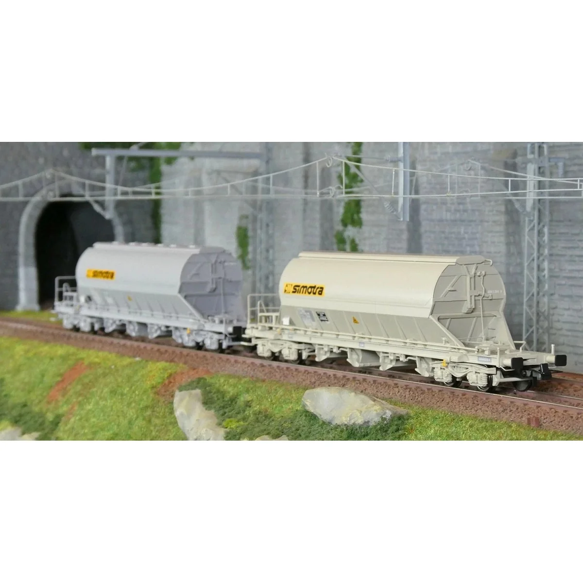 Jouef HJ6229 Set de 2 wagons trémies à bogies Taoos, VTG, Simotra Jouef HJ6229 - 5