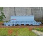 HJ6230-Jouef HJ6230 Set de 2 wagons trémies à bogies Taoos, livrés bleus, NACCO