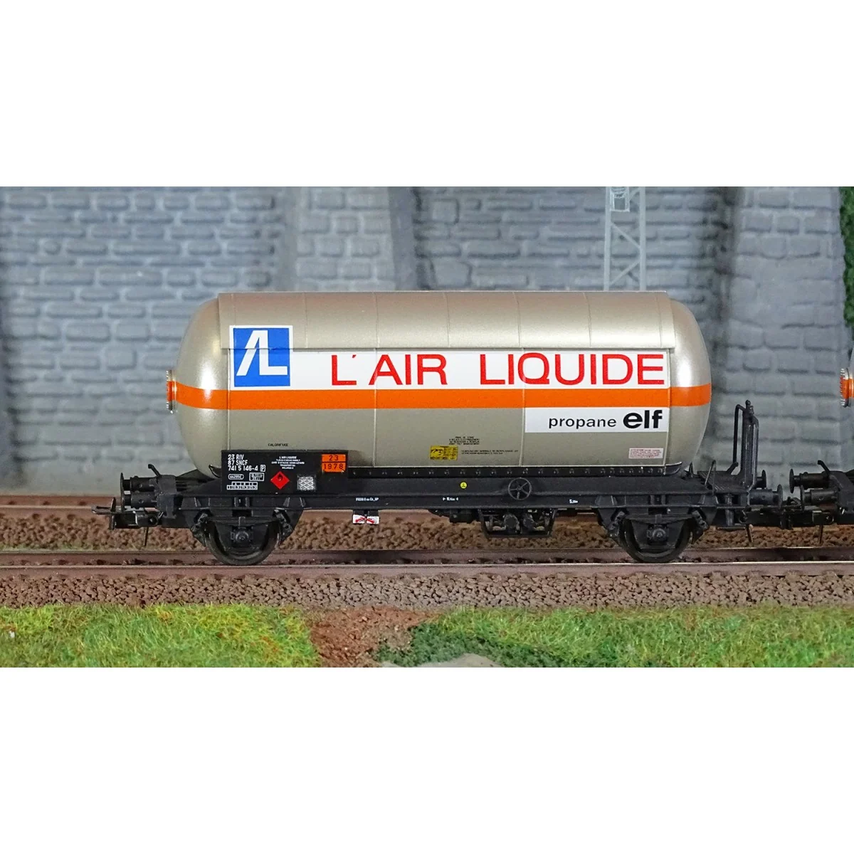 Jouef HJ6287 Set de 2 wagons citernes à gaz, toit pare soleil, Air Liquide Jouef HJ6287 - 3