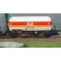 Jouef HJ6289 Set of 2 gas tank wagons, sunshade roof, AGA Progas HJ6289-Jouef HJ6289 Set of 2 gas tank wagons, sunshade roof, AGA Progas