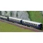 HN4488-Arnold HN4488 Set de 3 voitures voyageurs "Etoile du Nord", CIWL, DD3 / VP Flèche d'Or / VPC Étoile du Nord, échelle N