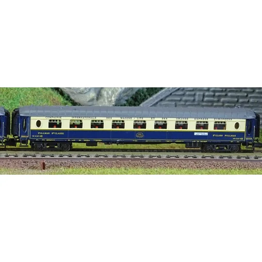 Arnold HN4491 Set of 3 passenger cars "Edelweiss Pullman Express", ... HN4491-Arnold HN4491 Set of 3 passenger cars "Edelweiss Pullman Express", CIWL, DD3/VPC Golden Arrow/VP North Star, N scale