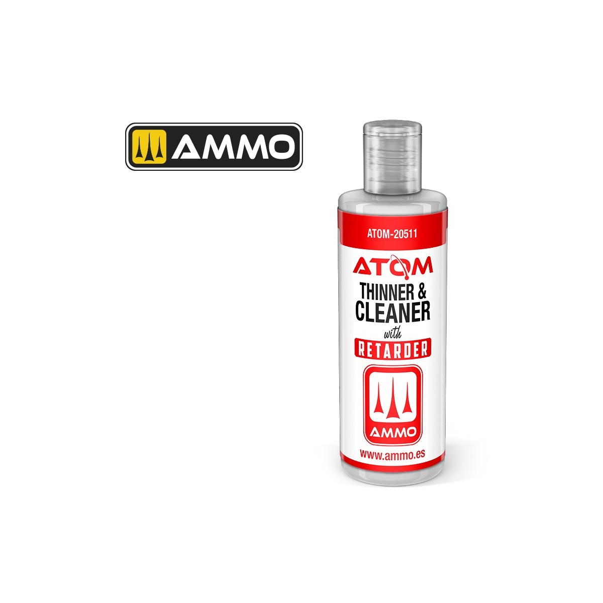 Thinner and cleaner with retarder (60ml) ATOM AMMO