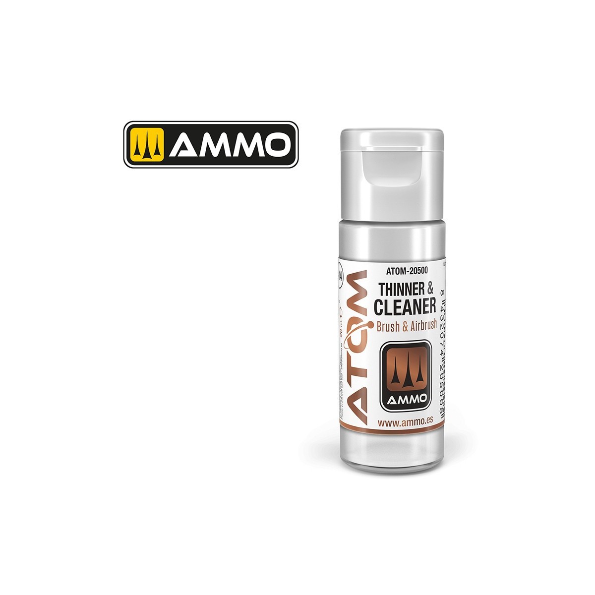 Diluant et nettoyant (20ml) ATOM AMMO AMMO - MIG Jimenez ATOM-20500 - 1