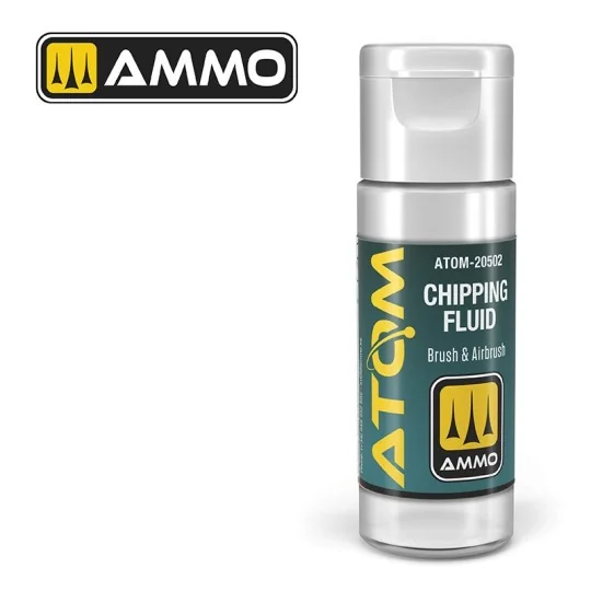 Chipping Fluid effet d'écaillage 20ml ATOM AMMO AMMO - MIG Jimenez ATOM-20502 - 1 ATOM-20502-Chipping Fluid effet d'écaillage 20ml ATOM AMMO - ATOM-20502