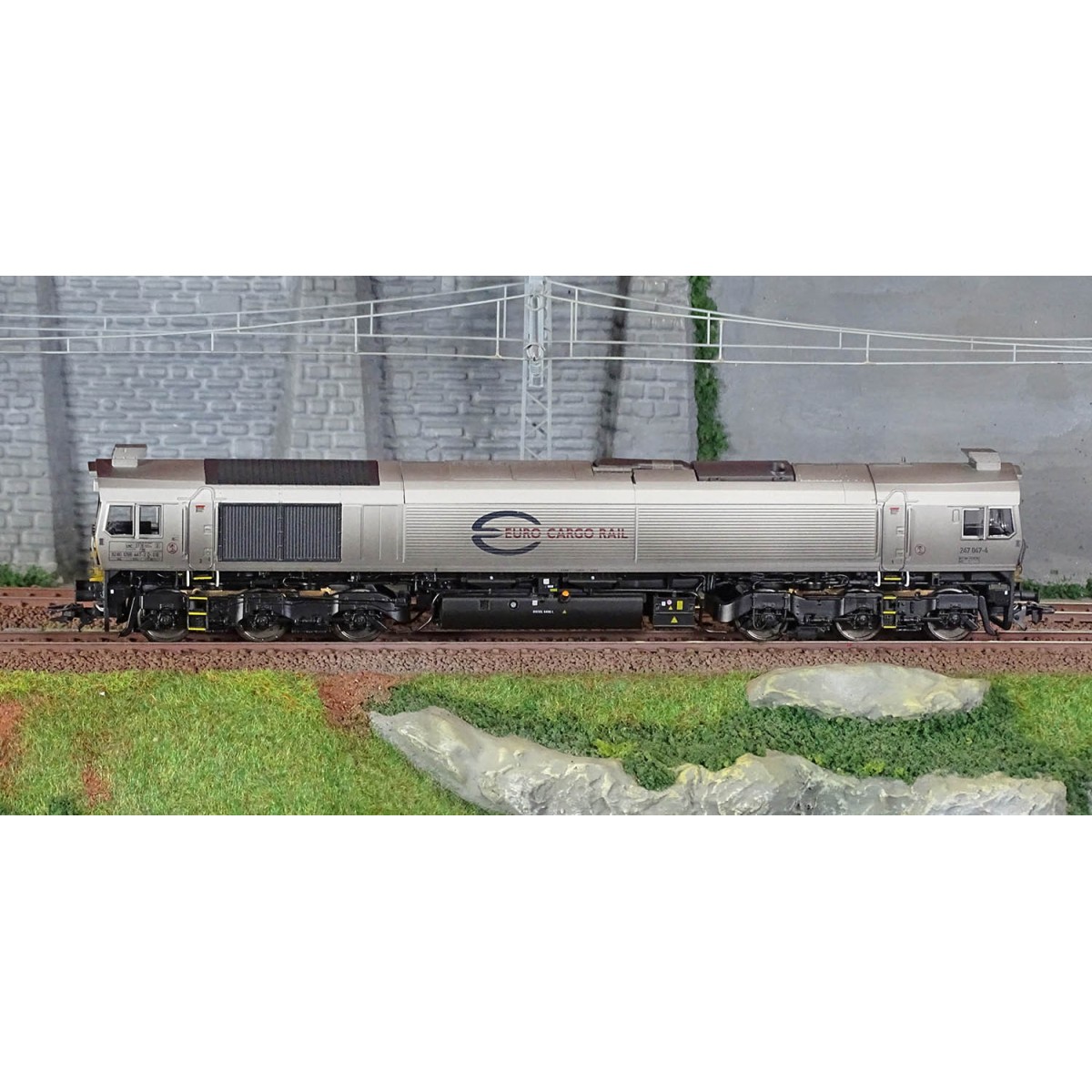 Trix 22996 Locomotive diesel Classe 77, DB, Euro Cargo Rail, digitale sonore Trix Trix_22996 - 2