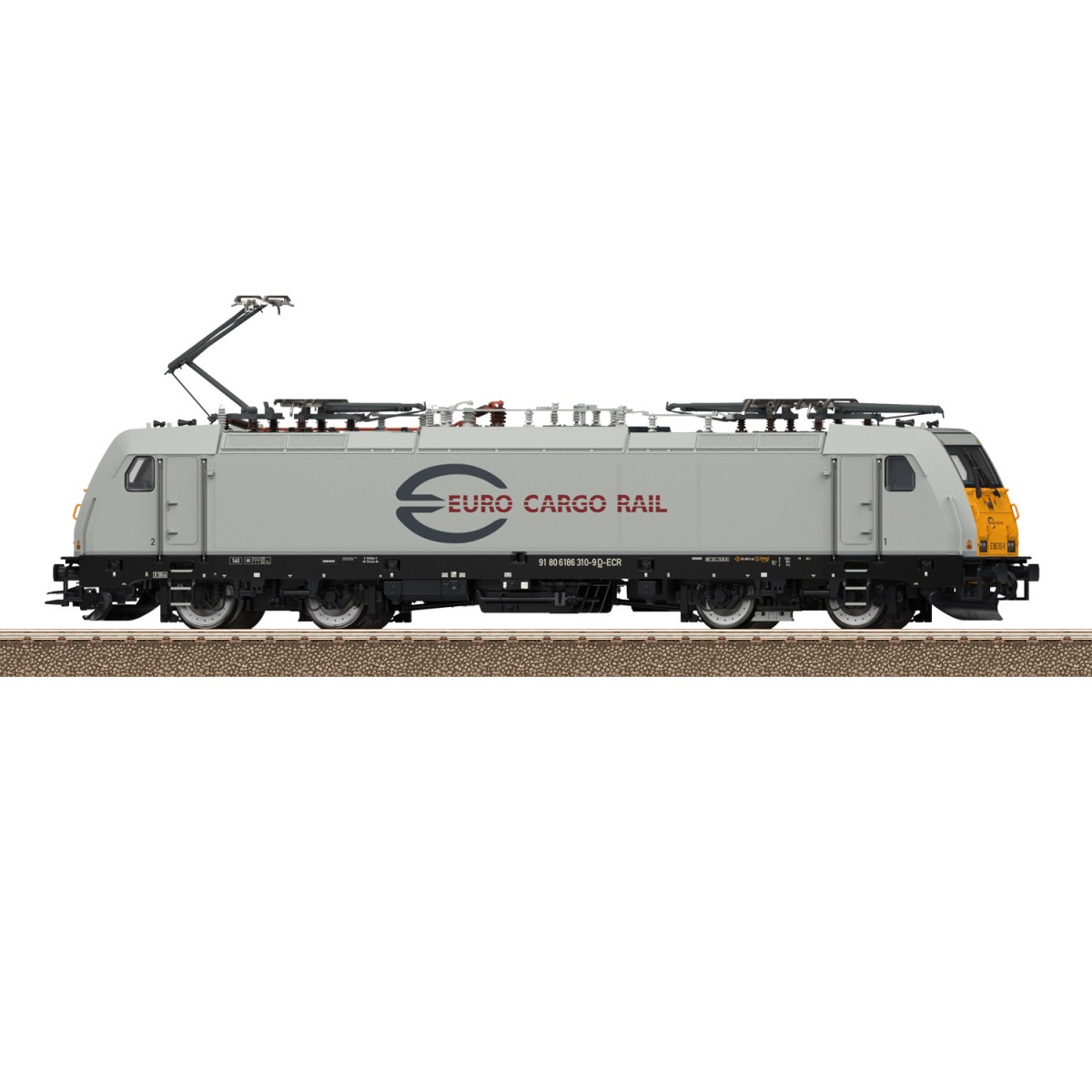 Trix 25804 Locomotive série 186, Euro Cargo Rail, digitale sonore Trix Trix_25804 - 5