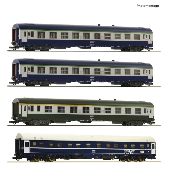 Roco 6200080 Set de 4 voitures voyageurs Arlberg-Express, SNCF Roco Roco_6200080 - 8 Roco_6200080-Roco 6200080 Set de 4 voitures voyageurs Arlberg-Express, SNCF