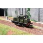 MB-090-Ree Modeles MB 090 MOYSE 32 TDE shunting locomotive, SNCF, Green 306, Red buffer beam, Marchal headlight