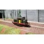 MB-091S-Ree Modeles MB 091S Moyse 32 TDE Industrial Locomotive, Green, Yellow Door, No Headlights, Sound - MB-091S