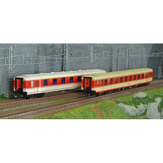 Roco_6200078-Roco 6200078 Set of 2 Arlberg-Express passenger cars, ÖBB