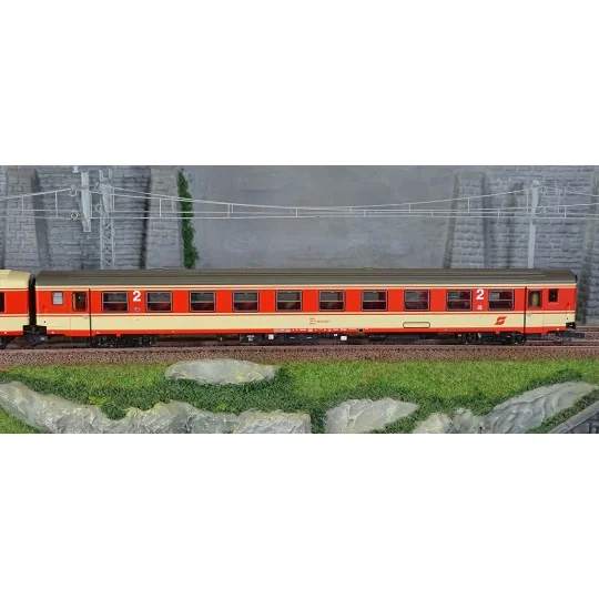 Roco_6200079-Roco 6200079 Set de 2 voitures voyageurs Arlberg-Express, ÖBB