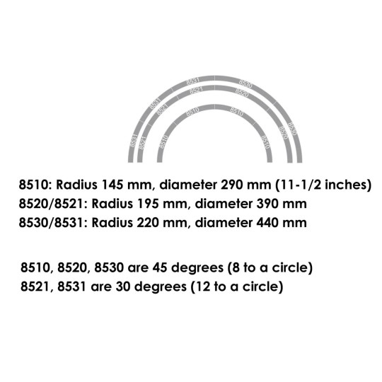Marklin_8531-Marklin 8531 Rail courbe R 220mm 30°, Z 1/220