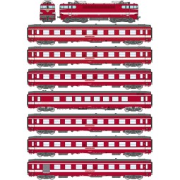 Ree Modeles CM016S Le Capitole Train Set: BB 9281 Electric Locomoti...