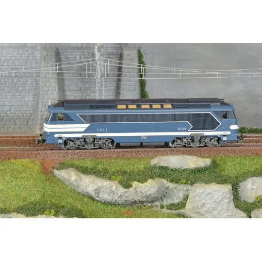 Roco_7310072-Roco 7310072 Locomotive diesel 68540, SNCF, livrée bleue, digital sonore