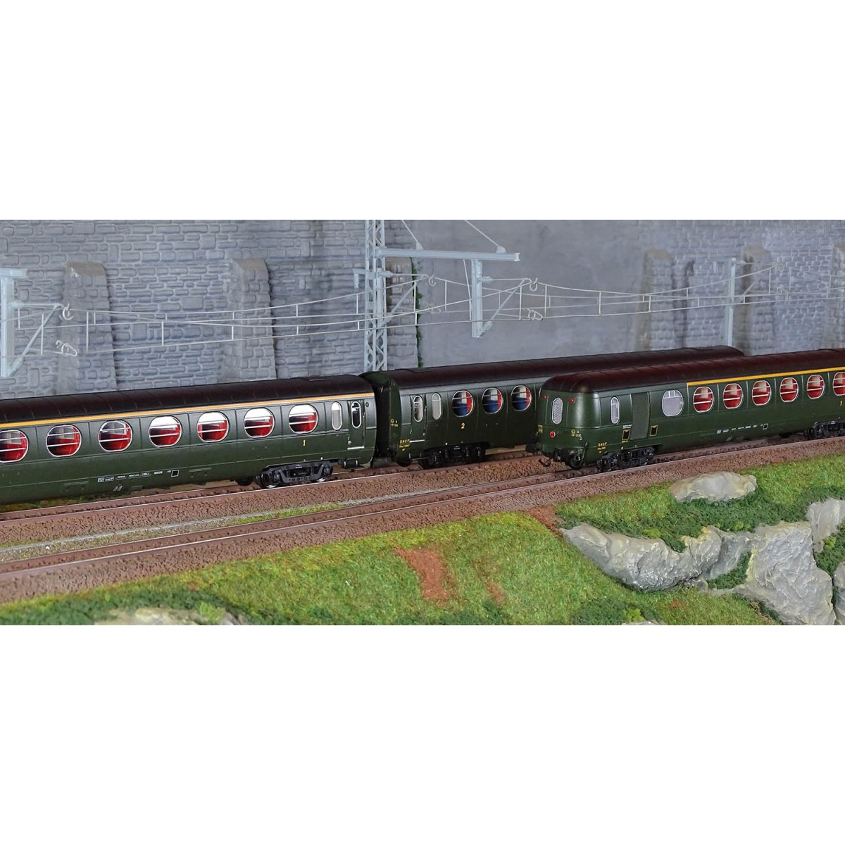 Ree Modeles VB494 Set of 3 lightweight "Sausage" cars, ETAT, A8/B10...