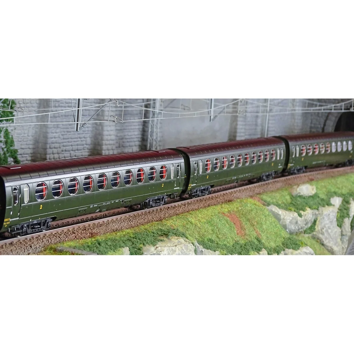 Ree Modeles VB495 Set of 3 lightweight "Sausage" cars, ETAT, B10, g...