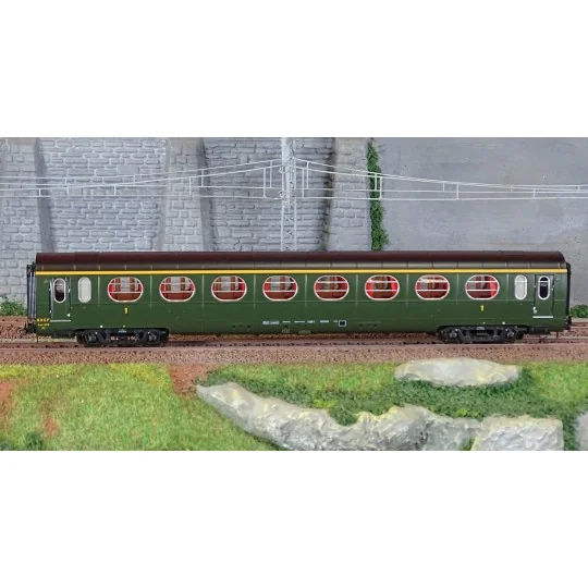 VB-496-Ree Modeles VB496 Lightweight "Sausage" Car, State, A8, Green 306, Era III, Illuminated