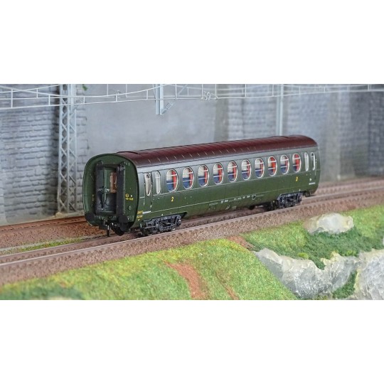 VB-497-Ree Modeles VB497 Lightweight "Sausage" Car, State, B10, green 306, Era III, illuminated