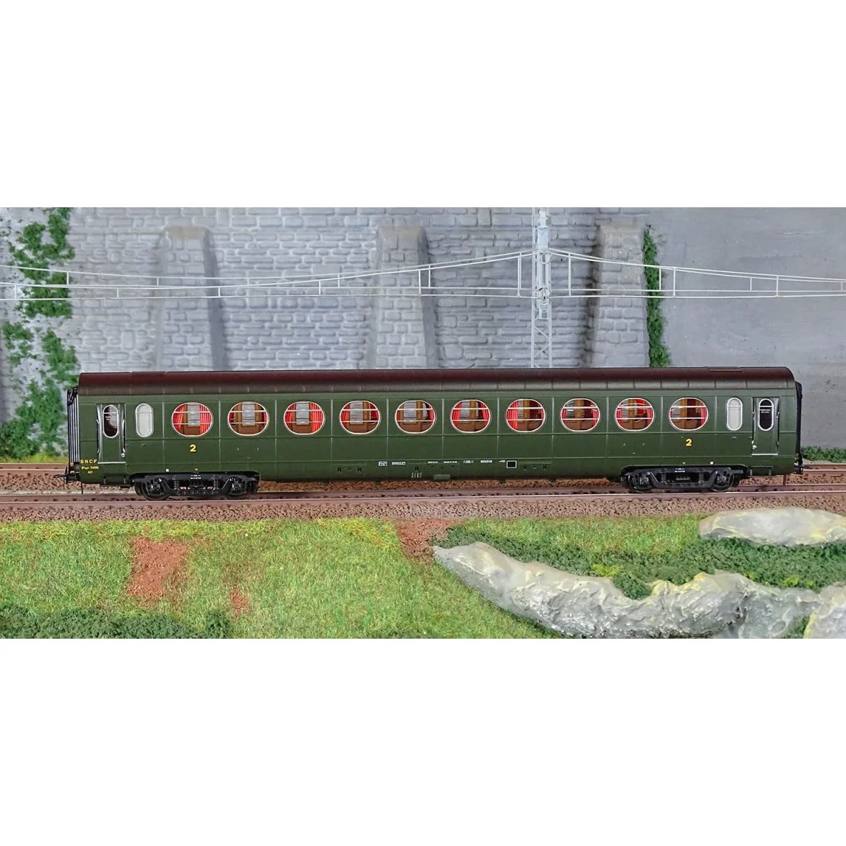 Ree Modeles VB498 Lightweight "Sausage" Car, State, B10, Green 306,...