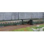 VB-499-Ree Modeles VB499 Set of 3 lightweight "Sausage" coaches, ETAT, A8/B10/A6d, green 301, ep. IV, illuminated