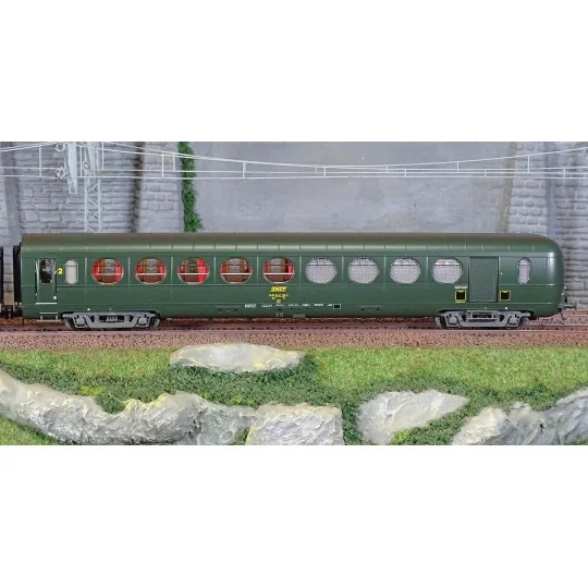 VB-500-Ree Modeles VB500 Set of 3 lightweight "Sausage" cars, ETAT, B10/B10/B5d, green 301, ep. IV, illuminated