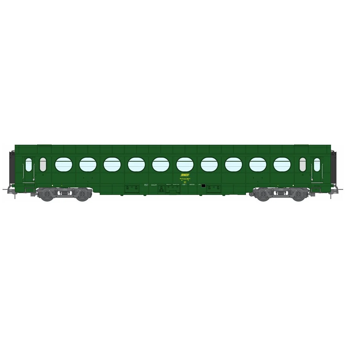 Ree Modeles VB503 Voiture allégée "Saucisson", ETAT, B10, vert 301, ep. IV, éclairé Ree Modeles VB-503 - 3