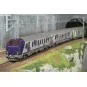 LSM_41251DC-LS Models 41251DC Set de 3 voitures VU + VTU, voiture pilote, SNCF, Intercités Haute-Normandie, logo Carmillon, éclairage