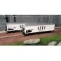 LS Models 30228 Set of 2 SNCF Frangeco wagons, white cab, blue STEF... Lsm_30228-LS Models 30228 Set of 2 SNCF Frangeco wagons, white cab, blue STEF cab, grey roof - Lsm_30228