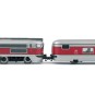 HC8040-Hornby HC8040 Set de 4 attelages Scharfenberg fonctionnelles (NEM 362 et NEM 363)