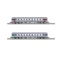 AZAR_V01-CPP1-Azar V01-CPP1 Set of 2 Corail Vtu coaches, 1st + 2nd class, SNCF, Casquette logo, Z 1/220
