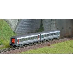 Azar V01-CPP1 Set of 2 Corail Vtu coaches, 1st + 2nd class, SNCF, C...