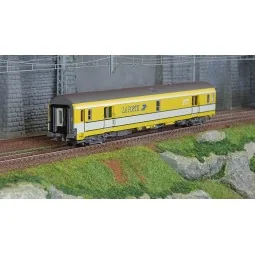 LS Models 40429 UIC Postal Car, yellow/white, grey roof, UIC Postal...