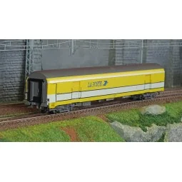 LS Models 40448 Voiture Postale UIC, jaune/blanc, toit gris, portes roulantes, PA UIC, SNCF Ls models LSM_40448 - 1