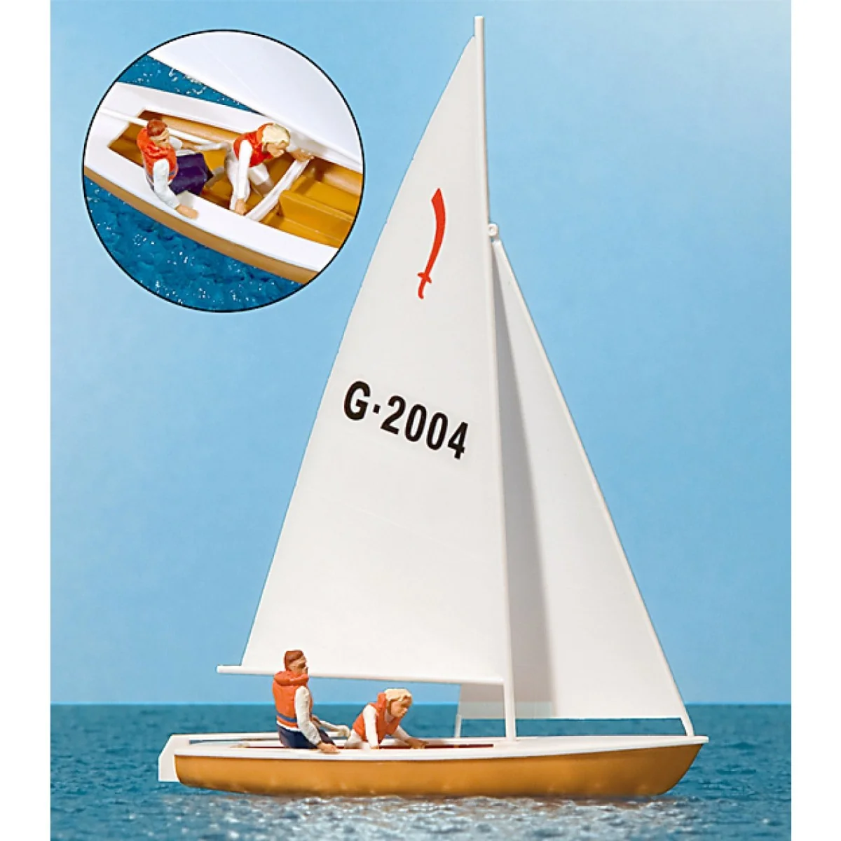 Preiser 10681 figures, Sailboat - Preiser_10681