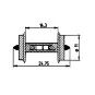 Roco_40186-Roco 40186 Standard 11mm Axle Set with Resistor