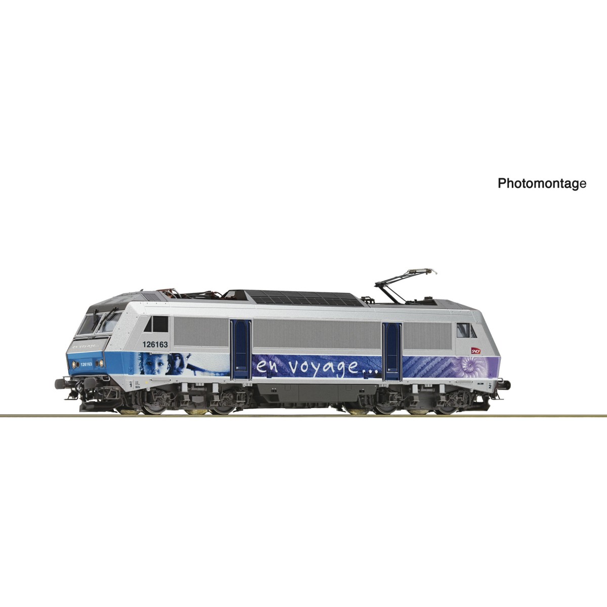 Roco 7510143 BB 126163 electric locomotive, SNCF, En Voyage livery,...