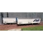 LS Models 30231 Set of 2 SNCF Frangeco wagons, white, blue STEF, gr... Lsm_30231-LS Models 30231 Set of 2 SNCF Frangeco wagons, white, blue STEF, grey roof - Lsm_30231