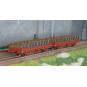 Roco_6600119-Roco 6600119 Set of 2 wagons with swiveling stanchions, type Ks, SNCF, loaded with reels