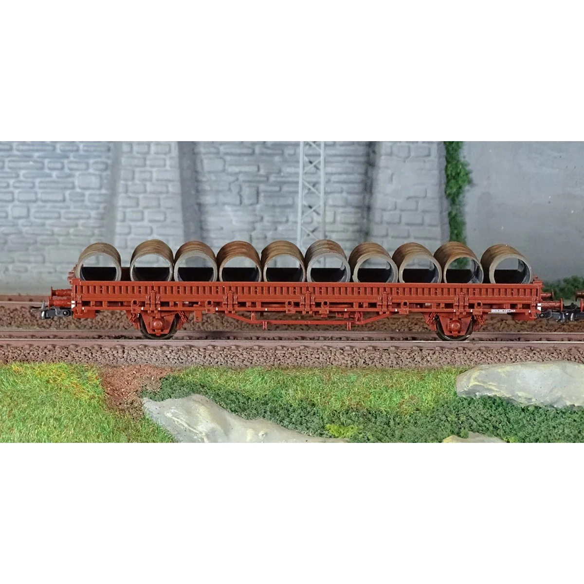 Roco 6600119 Set de 2 wagons à ranchers pivotants, type Ks, SNCF, chargés bobines Roco Roco_6600119 - 3