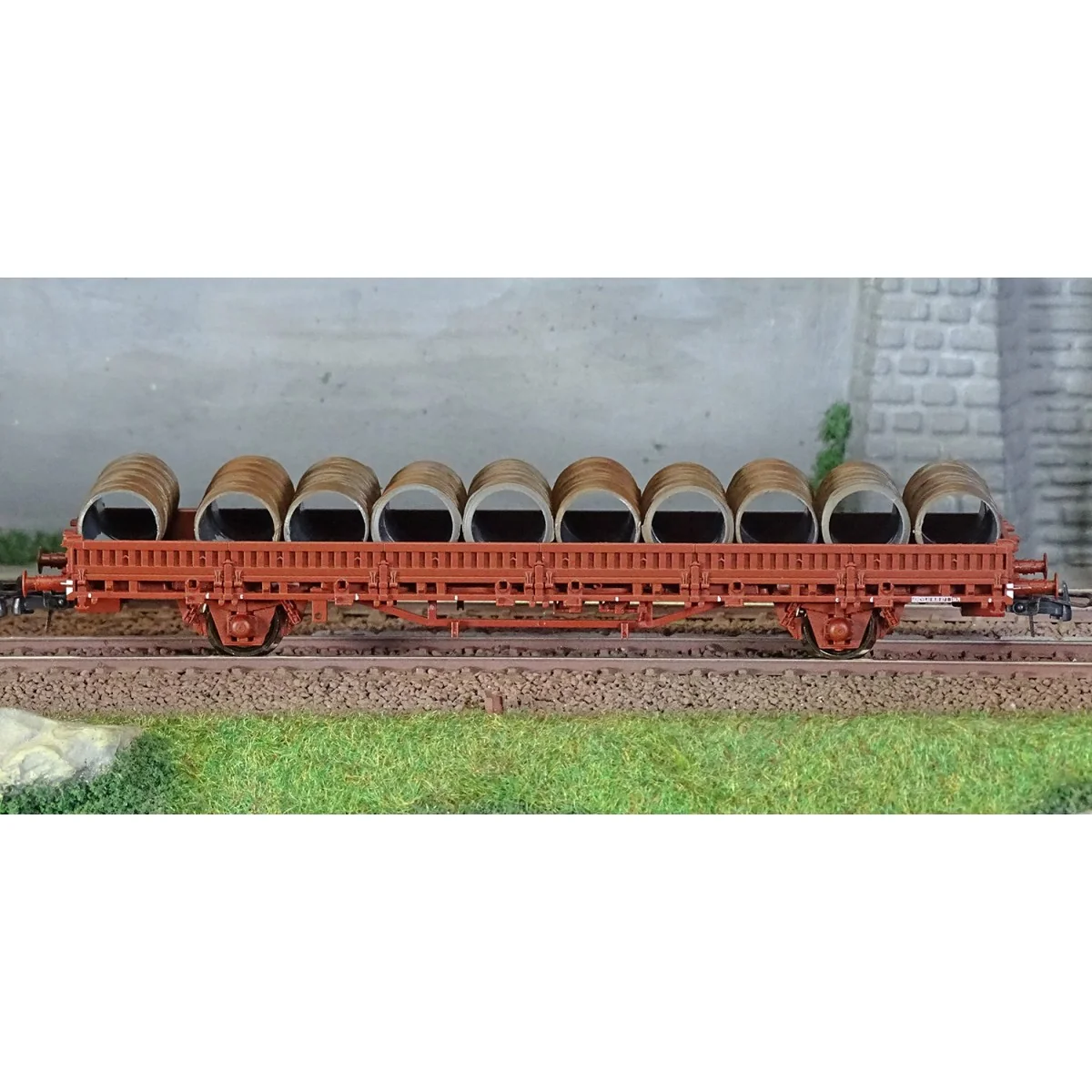 Roco 6600119 Set de 2 wagons à ranchers pivotants, type Ks, SNCF, chargés bobines Roco Roco_6600119 - 4