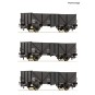Roco_6600141-Roco 6600141 Set of 3 open wagons, Tow type "Klagenfurt", SNCF