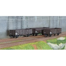 Roco 6600141 Set of 3 open wagons, Tow type "Klagenfurt", SNCF - Ro...