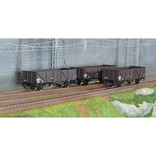 Roco_6600141-Roco 6600141 Set de 3 wagons tombereaux, type Tow "Klagenfurt", SNCF